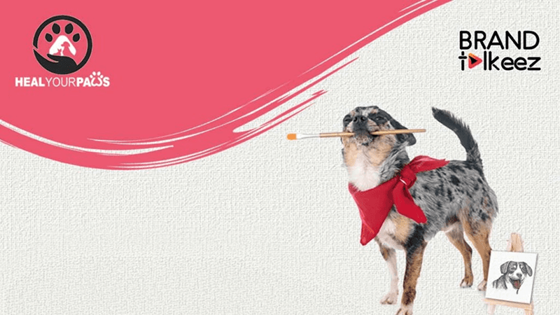 HealYourPaws art story event bringing together pets and pet care enthusiasts alike